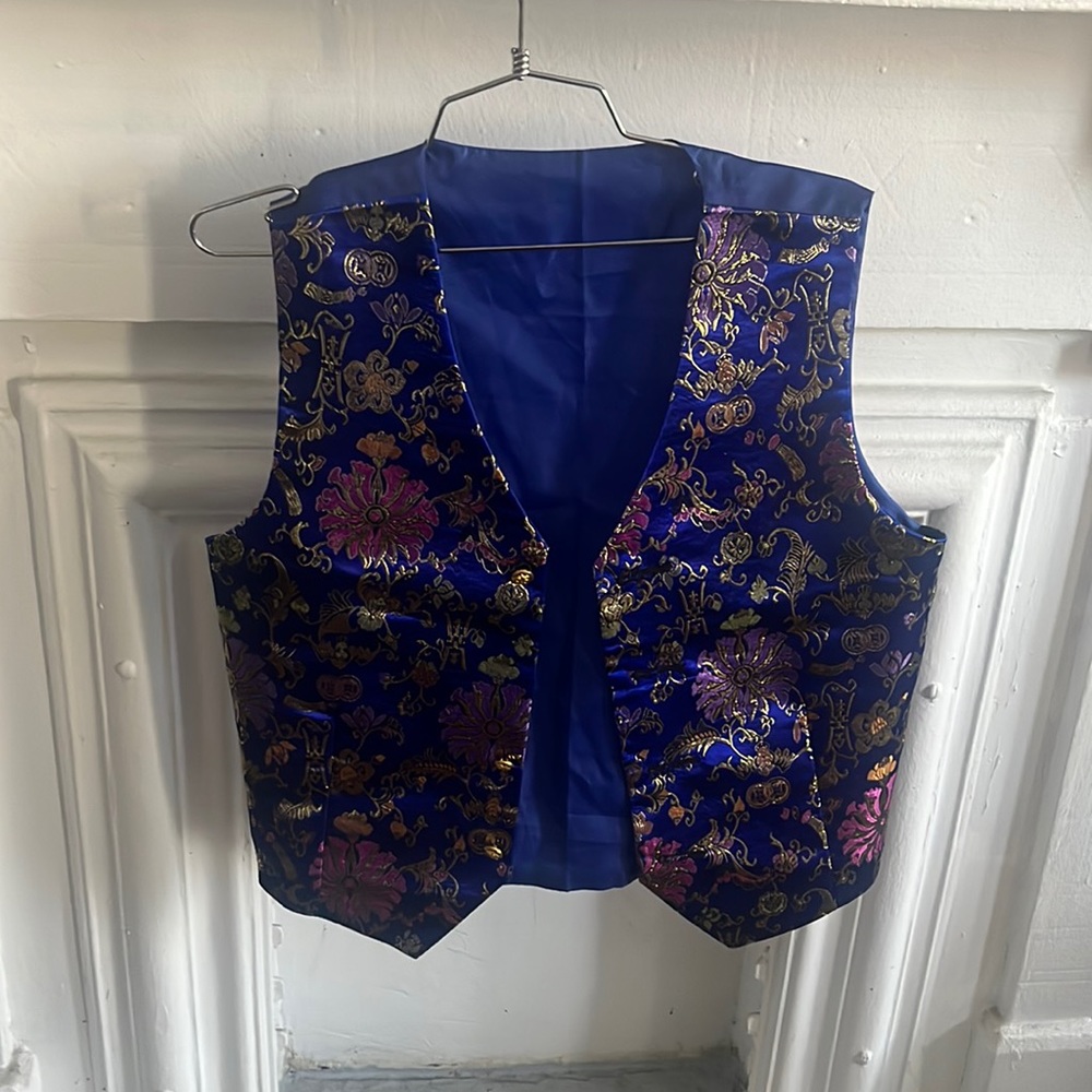 Super cool retro ethnic vest vintage size m